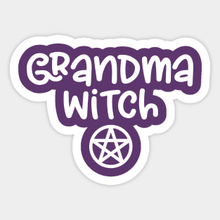 Grandma Witch Cheeky Witch Sticker